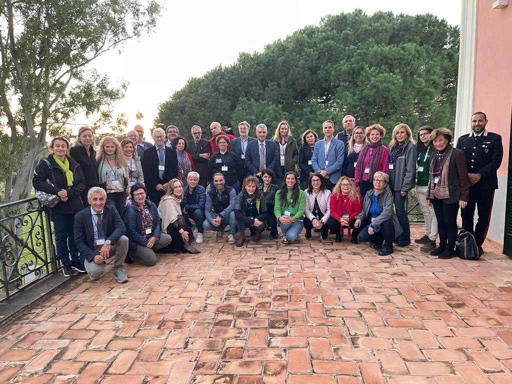 Foto di gruppo rappresentanti delle Riserve della Biosfera d'Italia